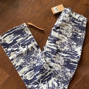 Naked lunch reformation printed denim NWT